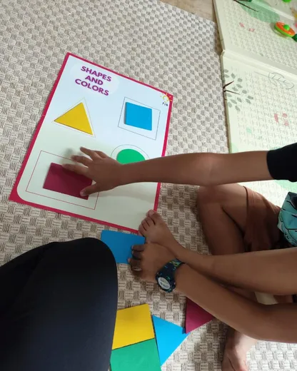 Atividade em uma aula da Magic Dream